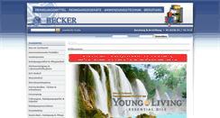 Desktop Screenshot of becker-reinigungssysteme.de